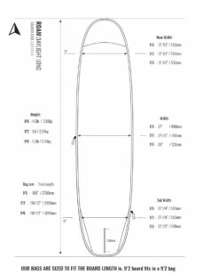 FUNDA ROAM DAY LITE LONG 5MM 9'2'' 9 FUNDA ROAM DAY LITE LONG 5MM 9'2'' -le surf boutique ART000101650002