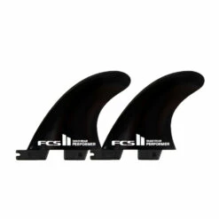 QUILLAS FCS II PERFORMER BLACK M QUAD REAR FINS